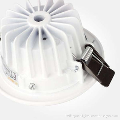 400lm Led Recessed Downlights Fixture With 5700-6300k Pure White For Interior